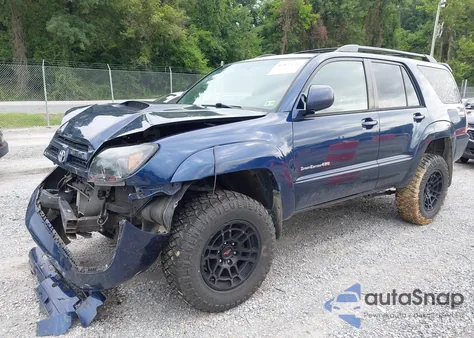 2004 Toyota 4Runner Sr5 Sport V8 из США, поврежденный, VIN JTEBT14R348015786